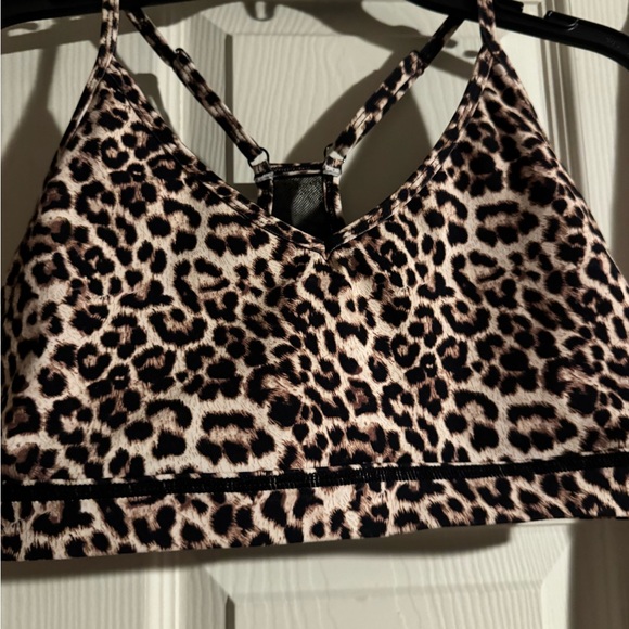 ZYIA Leopard Print Sports Bra and Leggings Set - Picture 2 of 5